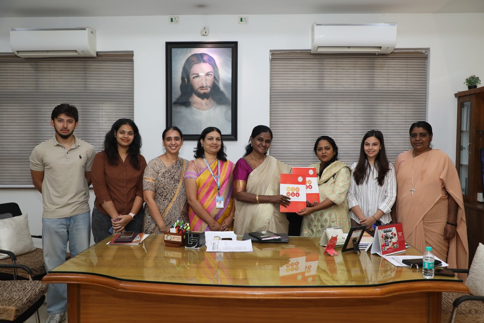 St. Francis College signed an MOU with WE Hub