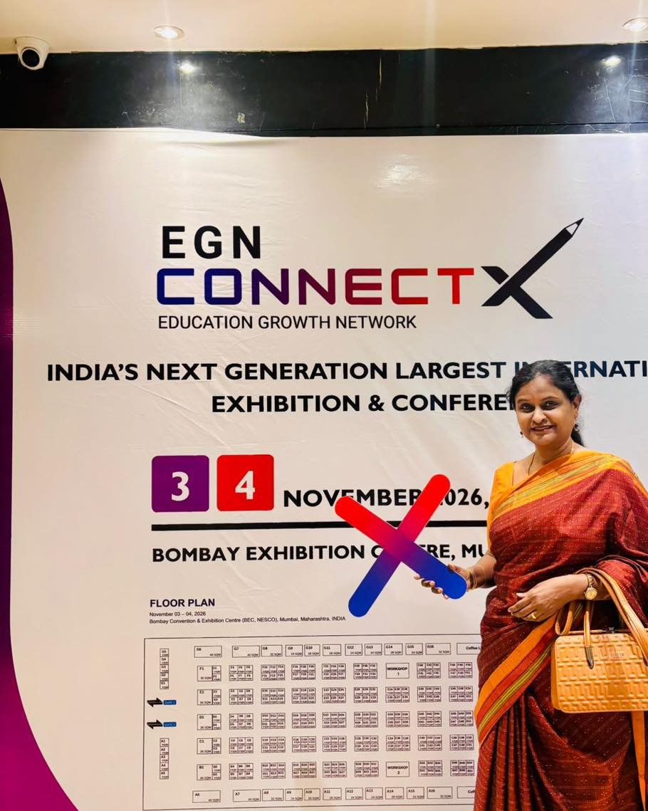 Principal, Prof. Uma Joseph, has been honored with the Inspiring Education Award at the EGN Education Summit, held at Taj Vivanta Hotel, Begumpet.