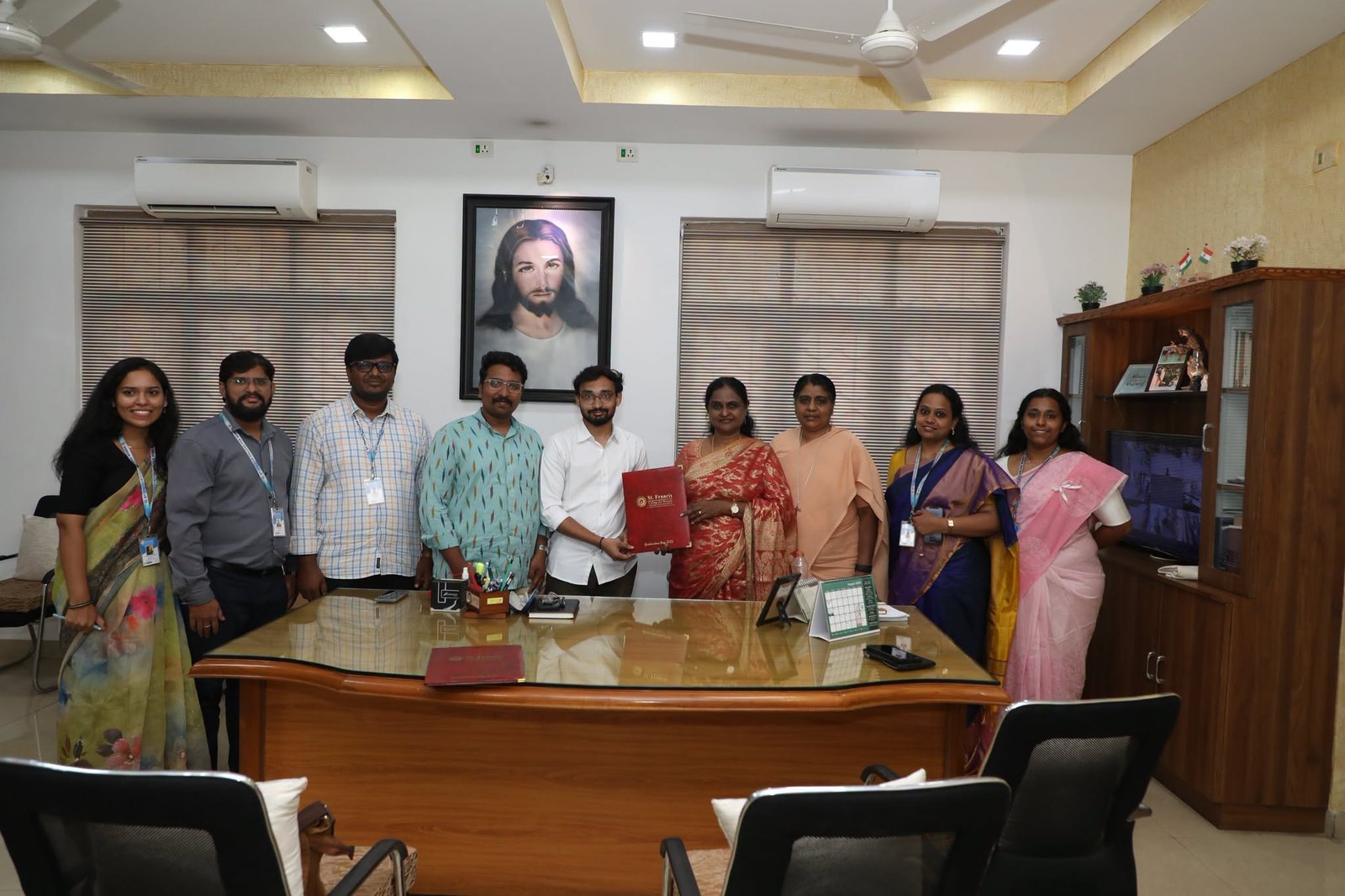 The Department of Mass Communication and Journalism signed a Memorandum of Understanding with Kathanika Media, focusing on collaboration, internship opportunities, and the enhancement of industry-academia relations.