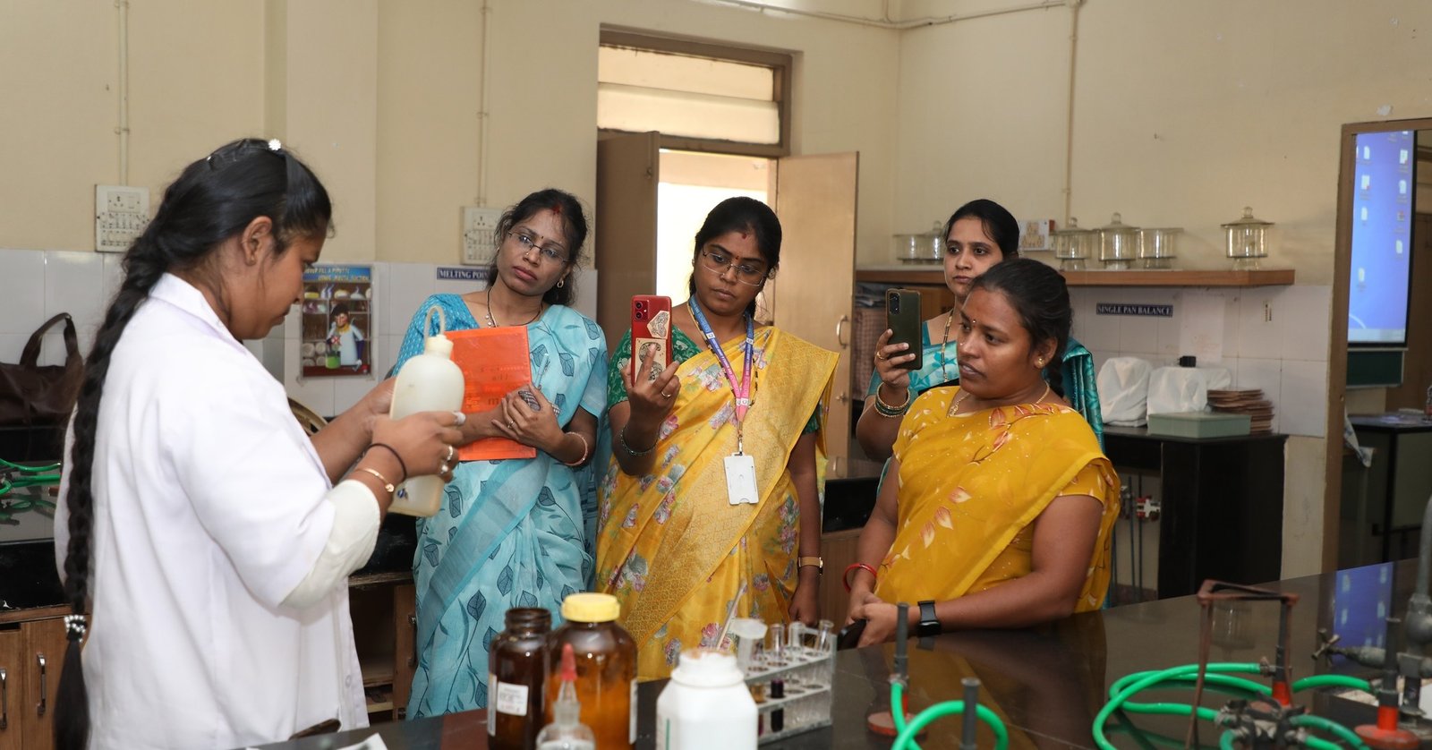 Training Program for School Teachers on hands-on, guided laboratory experience on the school curriculum and laboratory safety