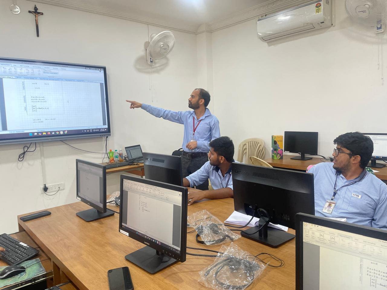 Inter-college hands-on training session on MATLAB