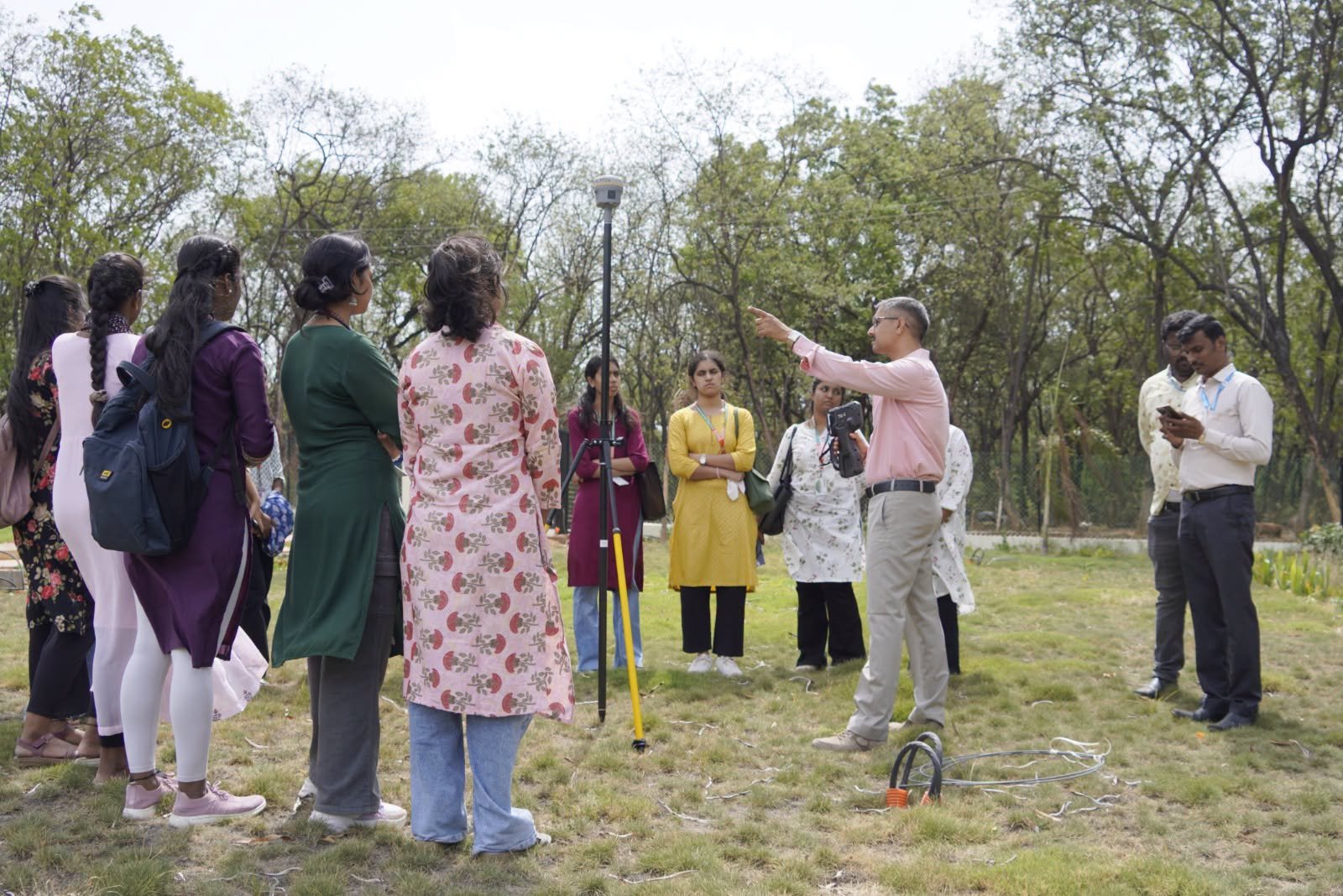 The Department of Computer Science organised C@nnect 9.5 Field Visit to the National Institute for Geo-Informatics Science & Technology, Survey of India
