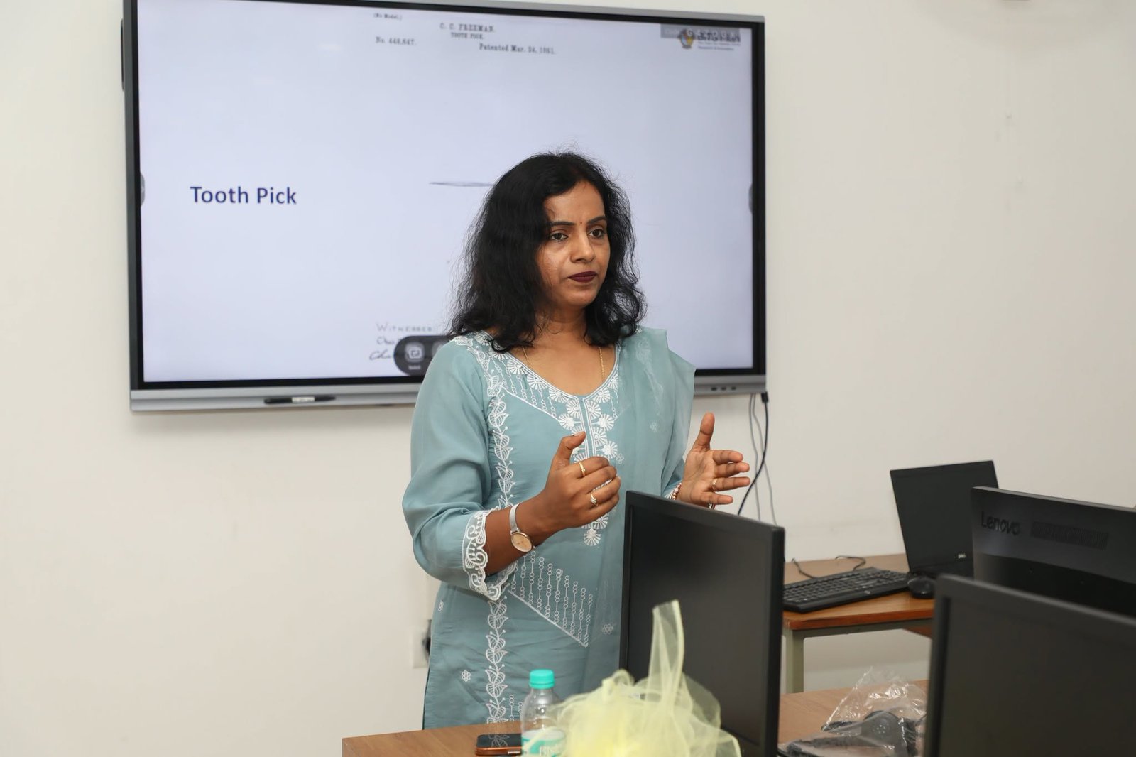 The Department of Chemistry, in collaboration with the IPR Cell, organised a workshop titled “Hands-On Patent Searching” as part of the Faculty Improvement Program under the DBT STAR College Scheme.