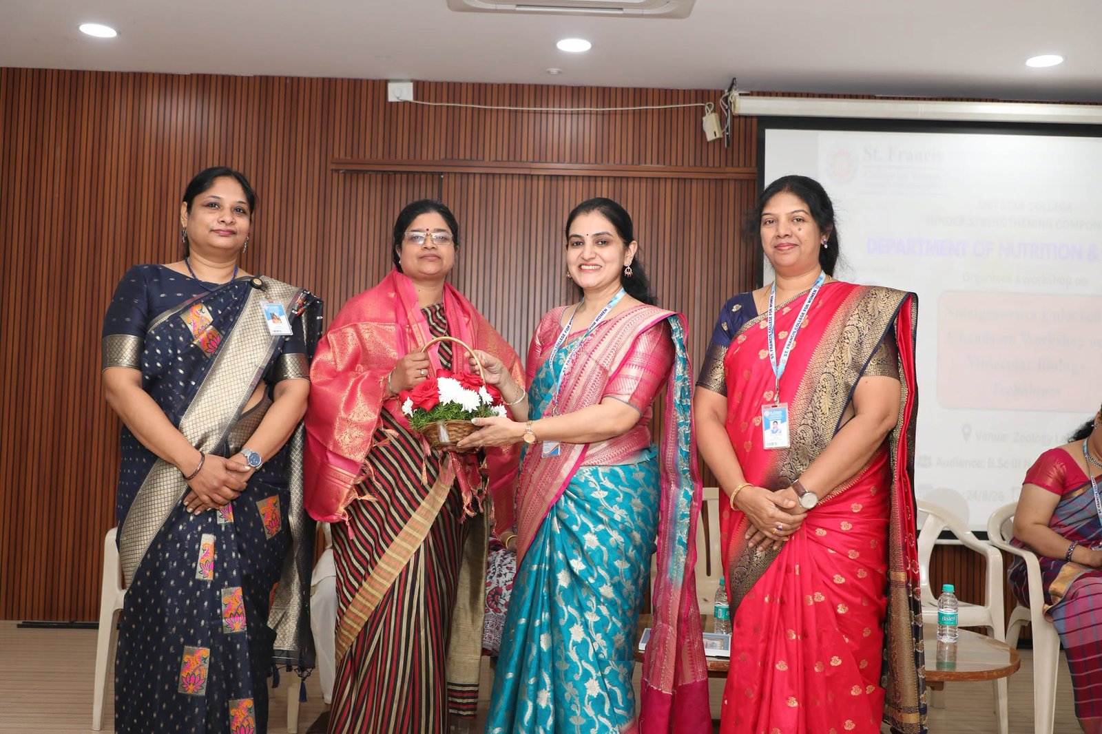 The Department of Nutrition and the Department of Zoology organised a workshop titled “Nutrigenomics Unlocked: A Hands-on Workshop on Molecular Biology Techniques”